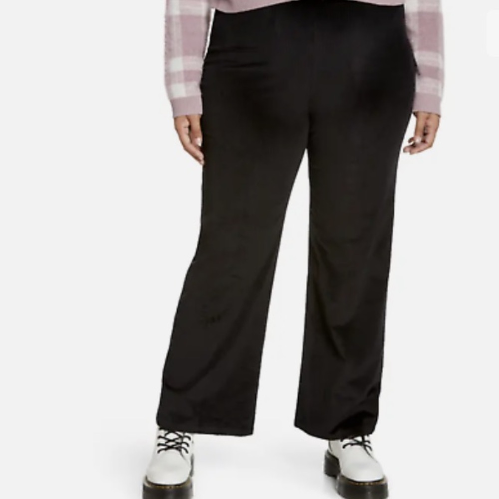 (A6) BP. Woven Plus Size corduroy‎ Pants in Black - Size 3X STRAIGHT LEG, NWT